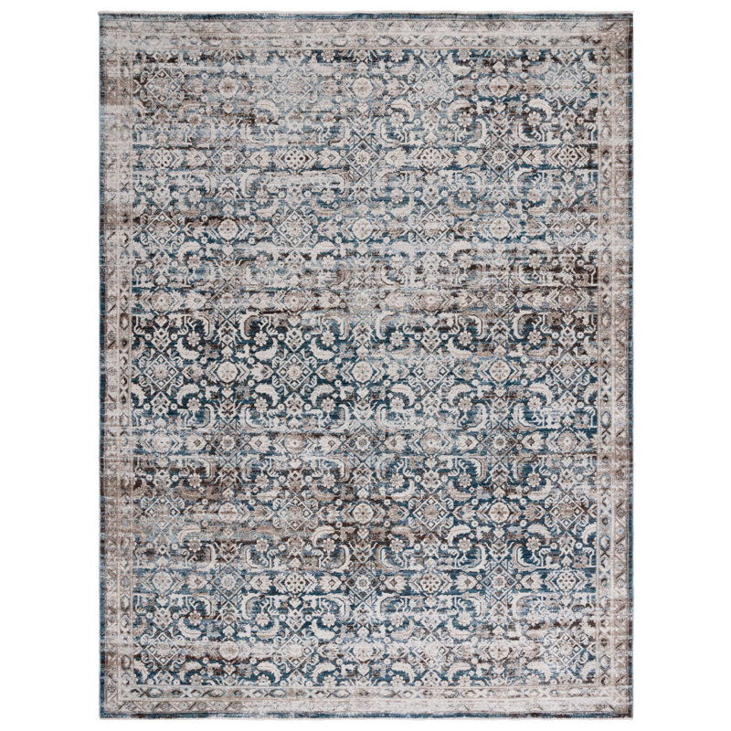 Mchellen Antique Patina Performance Oriental Rug, Rectangle 9' x 11'6"