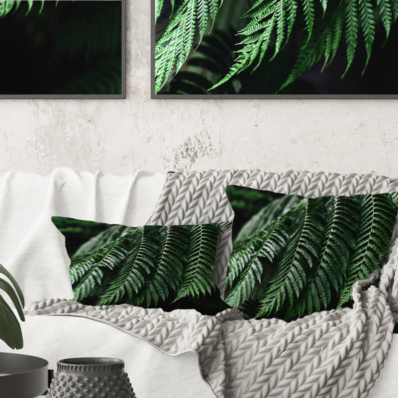 Coussin Perfect Perfect Fern, 16 po x 16 po
