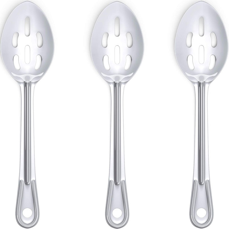 3-piece Stainless Steel Serving Spoon Set