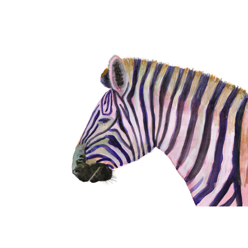 Sunset Safari II by Alicia Ludwig - Painting on Canvas, 30cm H x 46cm W, Wrapped Canvas