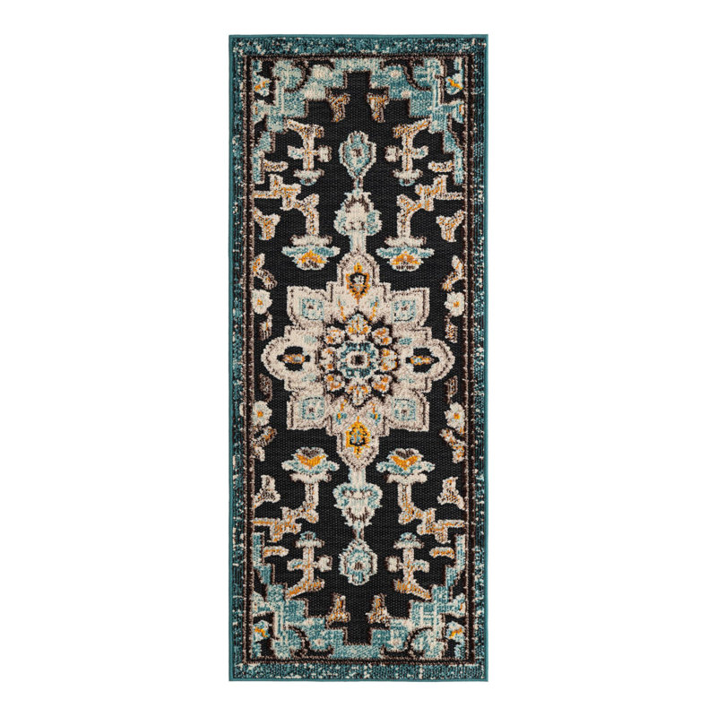 Wrought Studio Sidi Marelda Indoor/Outdoor Area Rug, Runner 2' x 5'1"