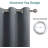 Arber Outdoor Blackout Curtain Single Panel-299545503-299545504