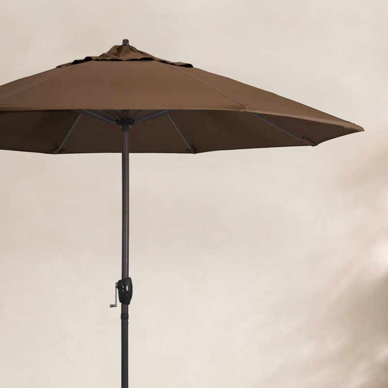 Mira 9' Market Sunbrella® Umbrella, Cocoa Performance