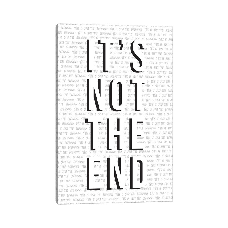 Just The Beginning - Wrapped Canvas Print, 66.04 cm H x 45.72 cm W x 3.175 cm D