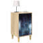 36cm W Engineered Wood Bedside Table-13821623
