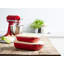 KitchenAid Stoneware Rectangular Dish with Bamboo Lid-92183169-92183172