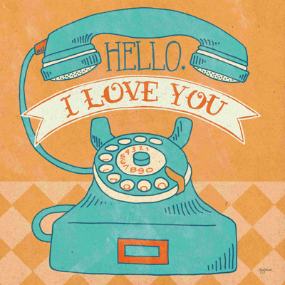 " Hello I Love You Orange " by Mary Urban