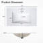 Ensemble de meuble-lavabo 60 po avec lavabos doubles (séparés), lavabos doubles en céramique, tablette de rangement et tiroirs séparés (miroir non inclus) - Solution de salle de bain moderne pour salles de bain spacieuses-133416621