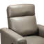 Fauteuil inclinable électrique en cuir véritable l 36,02 po Westdale avec pieds en bois massif-1456804282