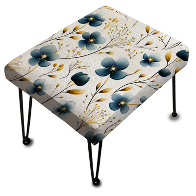 Motif floral Blue Essence Petals Blooms
