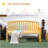 Outsunny 56" Outdoor Wood Bench, 2-Seater Garden Bench With Backrest And Armrest, Patio Bench For Patio, Porch, Poolside, Balcony, Natural-1875623806