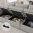 Wide U Shaped Sofa Storage Couch With Ottoman Chaise, Sectional Modular Sofa Livingroom Apartment Couch-1053856797
