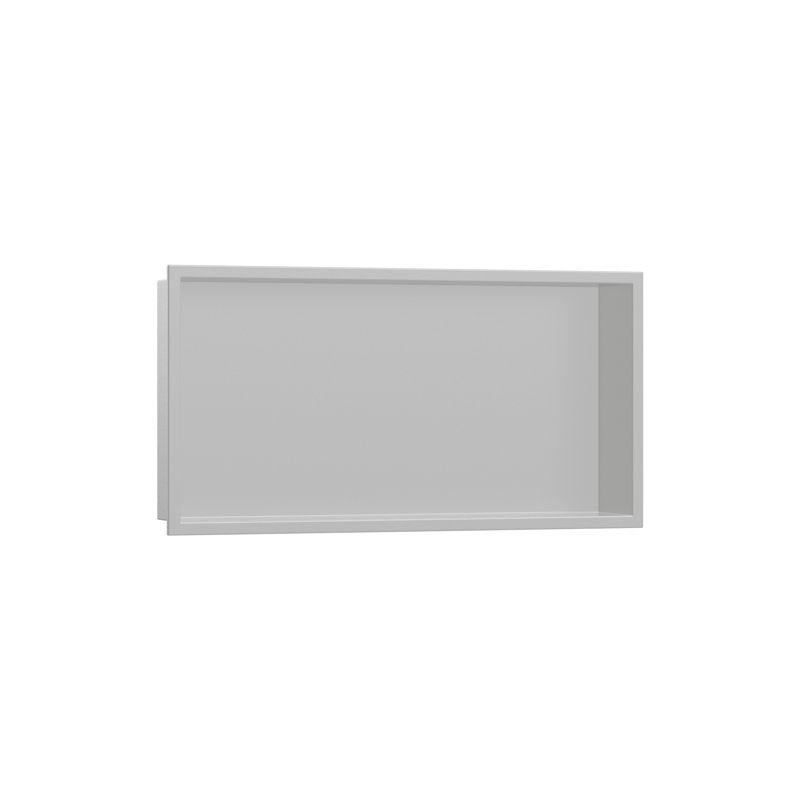 Xtrastoris 27.19" W Original Wall Shower Niche with Integrated Frame, Concrete Gray