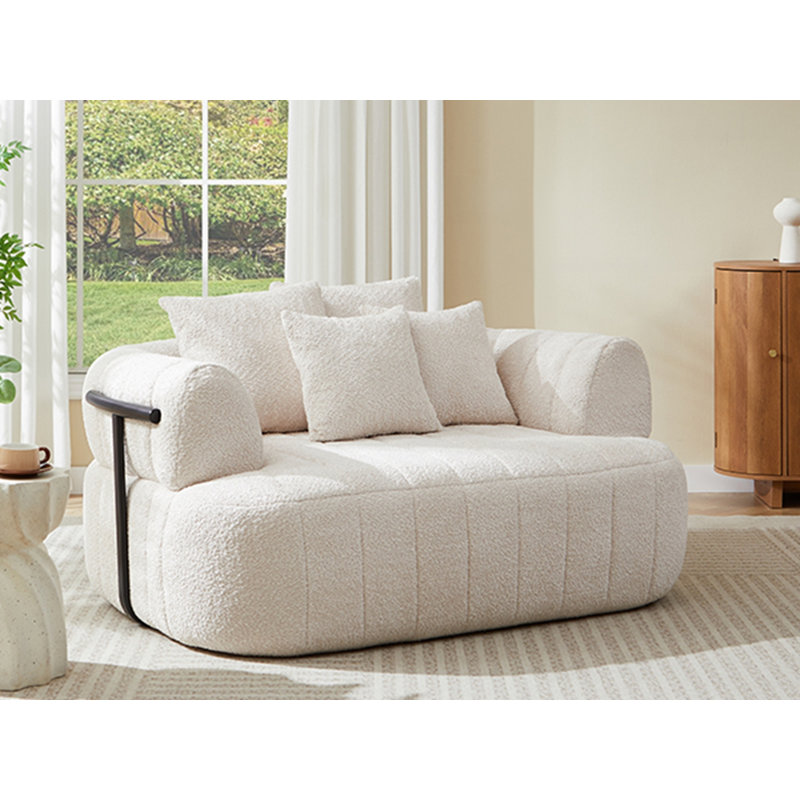 Fauteuil surdimensionné 64 po, Beige
