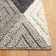 Rohan Hand Woven Wool/Cotton Geometric Rug in Gray/Black