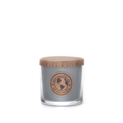 Dirt Scented Jar Candle with Glass Holder