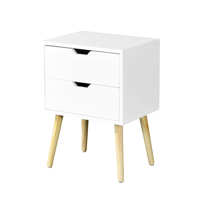 Farice 15.7'' W Nightstand, White
