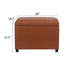 Repose-pieds 24 po en similicuir avec rangement-469151844