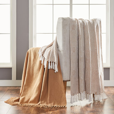 Jeté 100% coton Chester