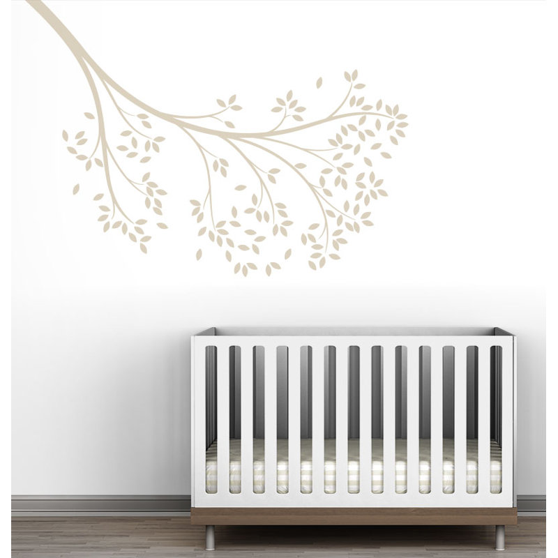 Décalcomanie murale branche atteindre, Beige clair