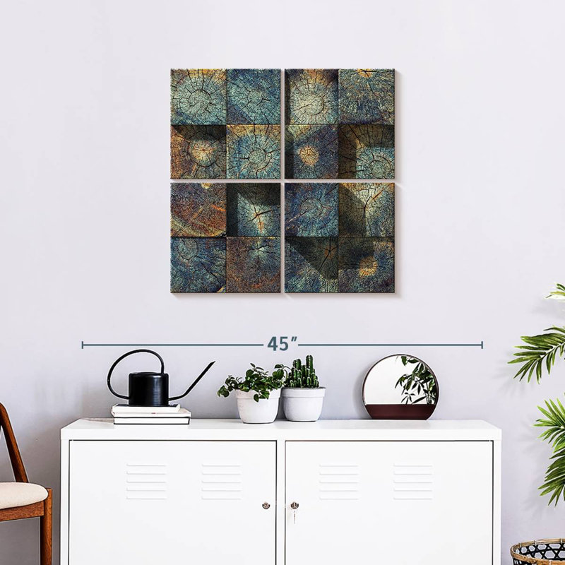 Tree Trunk Blocks, 26" H x 26" W