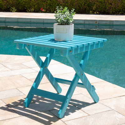 Table d'appoint pliante en bois Grandview Adirondack
