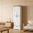 Modern Living Room Storage Cabinet with Adjustable Shelves and Barn Doors, Perfect for Kitchen and Pantry Organization-1818147598