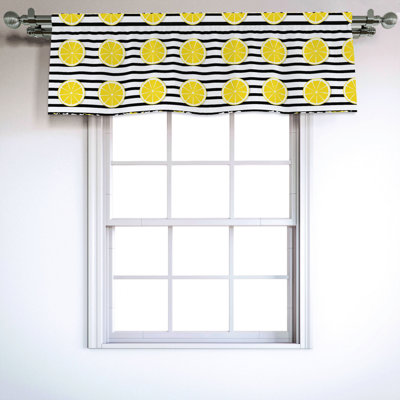 Sateen Ruffled Window Valance