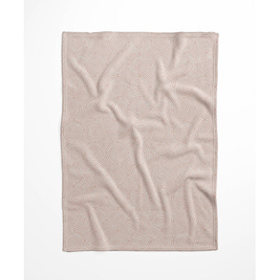 Rolling Circles Velveteen Fleece Blanket