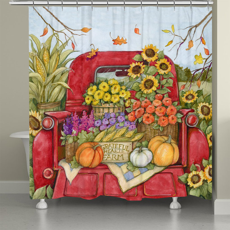 Rideau de douche Knouse Grateful Farm
