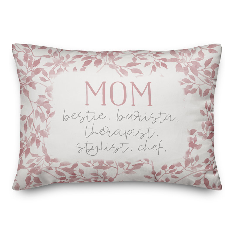  Housse de coussin rectangulaire Mom Insert