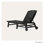 POLYWOOD® Nautical 27" Patio Chaise Lounge
