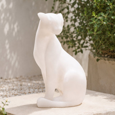 Statue de jardin chat