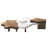 Modern 3-Piece Free Form Nesting Coffee Table Set-87575047