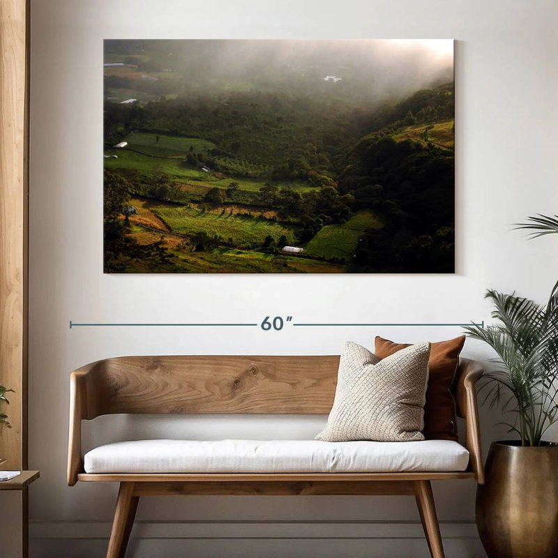 Ravi Volcan Baru Fields, 34" H x 51" W