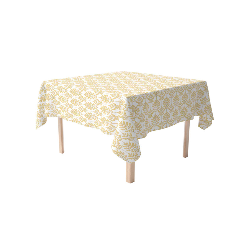  Square Tablecloth, 100% Cotton, Floral 101