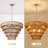 Caytlen 8-Light Dimmable Hand-Woven Rattan Tiered Chandelier-1461105807