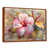 Toile avec cadre flottant brun