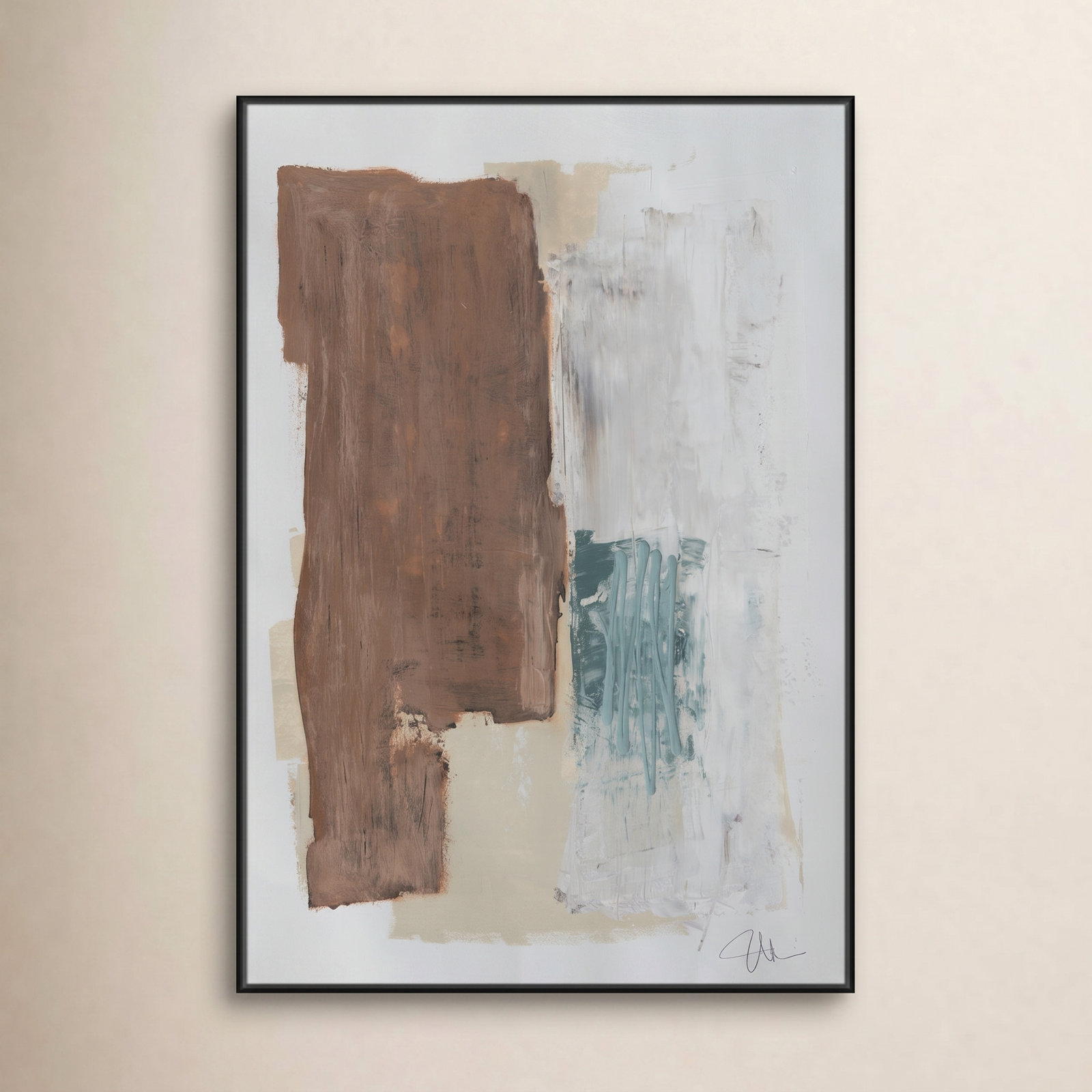 Rosena I Print, 61.5'' H x 41.5'' W x 2'' D, Black Framed