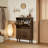 23.6-inch walnut shoe cabinet