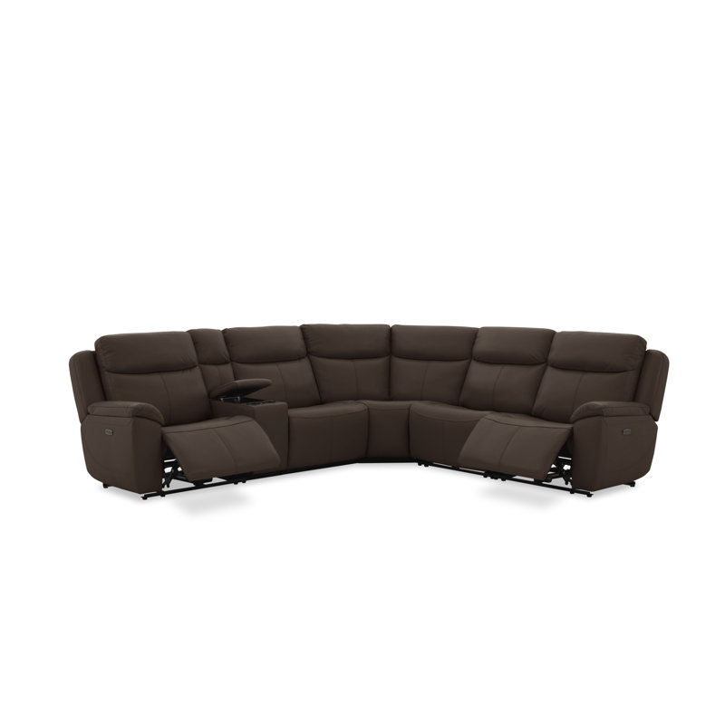 Canapé modulaire Kingsbridge en cuir Sienna