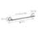 Savannah 24 in. Wall Mounted Towel Bar in Matte Black and Polished Chrome