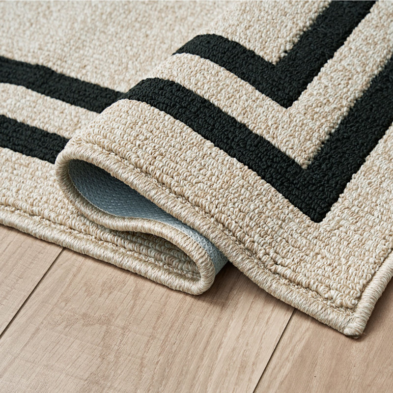 Tapis capitonné à 1 ligne Nautica, Rectangle 2 pi 2 po x 5 pi