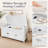 Linen Blend Upholstered Storage Bench-498423902