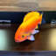 Statue de poisson orange