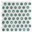 1 in. x 1 in. Honeycomb Glossy Tile-61171661