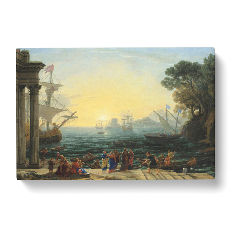 The Embatment by Claude Lorrain - Wrapped Canvas Painting, 50cm H x 76cm W x 3cm D