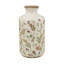 Vase en céramique avec motifs floraux multicolores-821144631