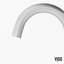Jewel Widespread 3-Hole Bathroom Faucet, 2-Handle High Arc With Cross Knob Handles In Brushed Nickel-100514124