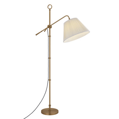 Phillipsburg 1-Light Linen Floor Lamp